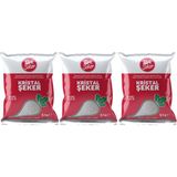 Türk Şeker 15KG Toz Şeker (3pk*5kg) El Yapımı Özel Üretim Lezzetli Tatlandırıcı - 15 kg