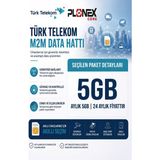 Türk Telekom M2M Data Hattı - 2 Yıllık Kullanım - Araç Takip, Alarm, Kamera ve Pos Cihazı Uyumlu M2M Sım Kart - 5GB
