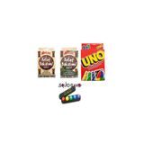 Turkafone Squid Game 2 Gonggi 5 Taş Uno + Anlat Bakalım Seri 1 + Seri 2 Oyun Kartları - 3 Lü Set