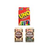 Turkafone Uno + Anlat Bakalım Seri 1 + Seri 2 Oyun Kartları - 3 Lü Set