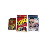 TURKAFONE Uno-monopoly-junior Uno 3 Lü Oyun Kartı Seti Birada