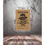 Turkarsan Kağıt Ambalaj 35X50 cm 140 Gr/m2 100 Adet Kraft Selfies Oto Paspas Kağıdı - Siyah - Kahverengi