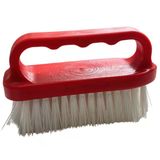 Türkay 13.5X7X4 cm Polietilen Kesme Tahtası Kesim Levhası Temizleme Fırçası 1862 - Kırmızı