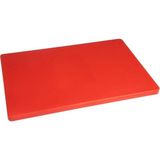 Türkay 40X25X4 cm Polietilen Kesme Tahtası Kesim Levhası 4764 - Kırmızı