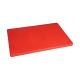 Türkay 50X30X2 cm Polietilen Kesme Tahtası Kesim Levhası 4733 - Kırmızı