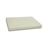 Türkay 50X30X4 cm Polietilen Kesme Tahtası Kesim Levhası 4788 - Beyaz