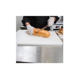 TÜRKAY POLİETİLEN Kesme Tahtası Polietilen 40x30x2 Cm Unlu Mamul Beyaz Kesim Levhası