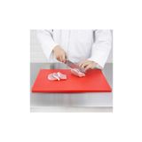 Türkay Polietilen Plastik Kesim Tahtası Et Sebze, Meyve Kesim Levhası 40x30x2 Cm Kırmızı