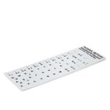 Türkçe Beyaz Q - F Klavye Etiketi - Laptop PC Keyboard Sticker