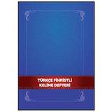 Türkçe Fihristli Kelime Defteri