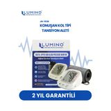 Türkçe Konuşan Tansiyon Aleti - Pil Dahil & Type-C Girişli - Aritmi Takibi - Büyük Ekran