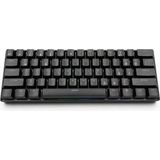 Türkçe Mekanik Klavye 61 Tuş%60 Blue Switch Rgb Aydınlatmalı Kompakt Gaming Klavye | Fn Kombinasyonlu Ok Tuşları Çoklu Işık Modu Dayanıklı Mekanik Tuş Yapısı | H61K (Siyah)