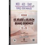Türkçe Öabtdeyiz Öabt Meb-Ags Türkçe Dizge Dil Bilgisi ve Dil Bilim 12X20 Branş Denemeleri Çözümlü