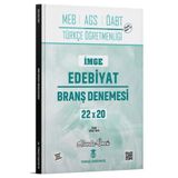 TÜRKÇE ÖABTDEYİZ ÖABT MEB-AGS Türkçe İmge Edebiyat 22x20 Branş Denemeleri Çözümlü - Umut Tetik Türkç
