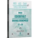 Türkçe Öabtdeyiz Öabt Meb-Ags Türkçe Imge Edebiyat 22X20 Branş Denemeleri Çözümlü