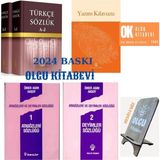 Türkçe Sözlük 2 Cilt - Yazım Kılavuzu -2024 Baskı - Atasözleri ve Deyimler Sözlüğü 2 Cilt /telefon Tutucu Hediye