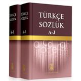 Türkçe Sözlük (A - J / K - Z) 2 Cilt Takım (Ciltli)