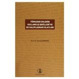 Türkçede Eklerin Kullanılış Şekilleri ve Ek Kalıplaşması Olayları Türk Dil Kurumu