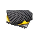TÜRKELİ Ses Yalıtım Akustik Yapışkanlı Yumurta Sünger 60 Dns 25mm 50 Cm X 50 Cm 20 Adet