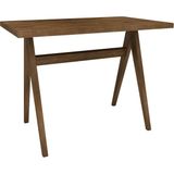 Türker Design Poks Doğal Ahşap Çalışma Masası - 90X60 - Ceviz