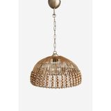 Turkish Belkıs Rattan Rattan, Bambu, Hasır Sarkıt Avize Çap: 35 Cm