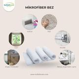 Turkishcare 3’lü Ithal Mikrofiber Sihirli Bez Seti Cam Mutfak Ve Oto Temizlik Bezi