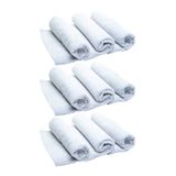 Turkishcare 9’lu Ithal Mikrofiber Sihirli Bez Seti Cam Mutfak Ve Oto Temizlik Bezi