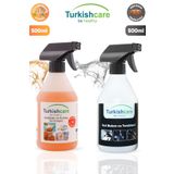 Turkishcare Ayakkabı Temizleyici Ve Deri Bakım Ve Temizlik Spreyi 2'li Paket