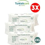 Turkishcare Yüzey Temizlik Havlusu 50'li Üçlü Set Beyaz Sabun Kokulu Pratik Kullan At
