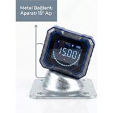 TURKISHRUG KINGDOM 15 Dereceli Metal 4'lü Ayak Bağlantı Aparatı M8 Sehpa, Puf ve Masa Ayağı Tabanı Montaj (Vidalar Dahildir)