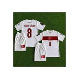Türkiye 2026 Dünya Kupası Arda Güler İç Saha Çocuk Forması (White)