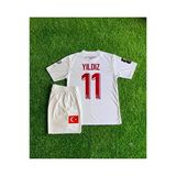 Türkiye 2026 Dünya Kupası Kenan Yıldız İç Saha Çocuk Forması (White)
