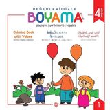 Türkiye Diyanet Vakfı Yayınları Paylaşma Yardımlaşma Hoşgörü - Değerlerimizle Boyama Kitabı