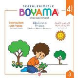 Türkiye Diyanet Vakfı Yayınları Sevgi Saygı Dürüstlük - Değerlerimizle Boyama Kitabı