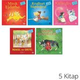 Türkiye İş Bankası Kültür Yayınları 3-7 Yaş Çocuk Kitapları 5 Adet Minik Ejderha-Hensel ve Gretel-Külkedisi-Lırmızı Başlıklı Kız-Kraliyet Süpürgesi