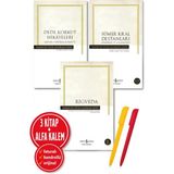 Türkiye İş Bankası Kültür Yayınları Alfa Kalem+Dede Korkut Hikayeleri+Sümer Kral Destanları+Rigveda+Kollektif 3 Kitap+Yeni+Klasikler