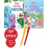 Türkiye İş Bankası Kültür Yayınları Alfa Kalem+Hadi Sarılalım Anneciğim+Hadi Sarılalım Babacığım+Melanie Joyce, Stephanie Moss 2 Kitap