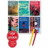 Türkiye İş Bankası Kültür Yayınları Alfa Kalem+Martin Eden+Beyaz Diş+Kızıl Veba+Ademden Önce+Bir Kuzey Macerası+Vahşetin Çağrı 6 Kitap