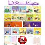 Türkiye İş Bankası Kültür Yayınları Ilk Okuma Kitapları Çiftlik Öyküleri Serisi 15 Kitaplık Set Okul Öncesi ve 1. Sınıflar Için Uygundur