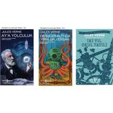 Türkiye İş Bankası Kültür Yayınları Jules Verne Ay'a Yolculuk +2 Adet Kitap Set - Hayır