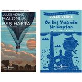 Türkiye İş Bankası Kültür Yayınları Jules Verne Balonla Beş Hafta +1 Adet Kitap Set - Hayır