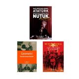 TÜRKİYE İŞ BANKASI KÜLTÜR YAYINLARI Nutuk - Geometri - Zabit Ve Kumandan Ile Hasbihal (atatürk'ün Yazdığı 3 Kitap Set )