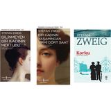 Türkiye İş Bankası Kültür Yayınları Stefan Zweig Bilinmeyen Bir Kadının Mektubu +2 Adet Kitap Set - Hayır