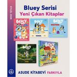 Türkiye İş Bankası Yayınları Iş Bankaı Bluey Yeni Set(Üç Boyutlu-Oyun Zamanı-Hastane-Kumsal-Dere) 5'li Set