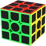 Türkiye Karbon Fiber 3X3X3 Profesyonel Hız Küpü, 6+ Yaş, Zeka Geliştirici Eğitici Oyuncak, Rubik Sabır Küpü - standart