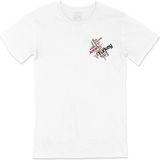 Türkiye Şehirleri Cep Logo Tasarımlı Beyaz Tişört; Xl