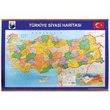 Türkiye Siyasi Ve Fiziki Haritası (Çıtalı)
