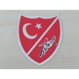 Türkiye Sticker 8x7cm Ayyıldız Bayrak - Türk Bayrağı - Türkiye Etiketi - Türkiye Çıkartması