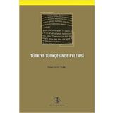 Türkiye Türkçesinde Eylemsi Türk Dil Kurumu Yayınları