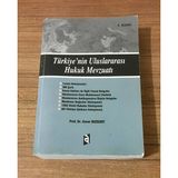 Türkiye'nin Uluslararası Hukuk Mevzuatı 5.Baskı (Sahafiye Kitap)
